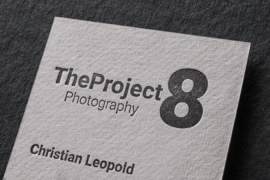 visitenkarten für TheProject 8 Christian Leopold photography